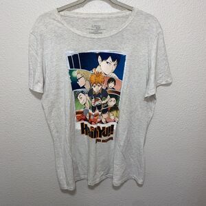 Haikyuu Second Season Women’s T-Shirt Size XL Gray